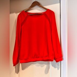 Dynamite Orange Blouse